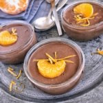 Receta de natillas de chocolate con mandarina