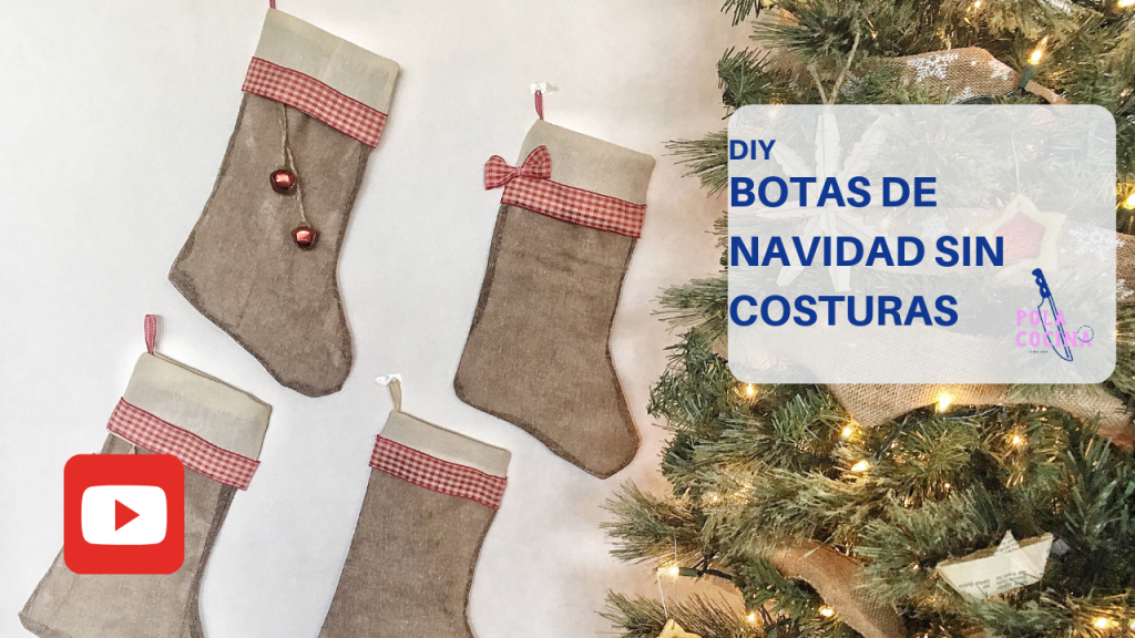 DIY: cómo hacer botas navideñas sin costuras fáciles y baratas