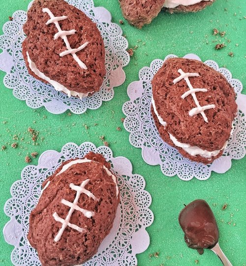 Cómo hacer pasteles de chocolate y menta para el Super Bowl