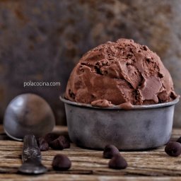 Cómo se hace el helado de chocolate casero