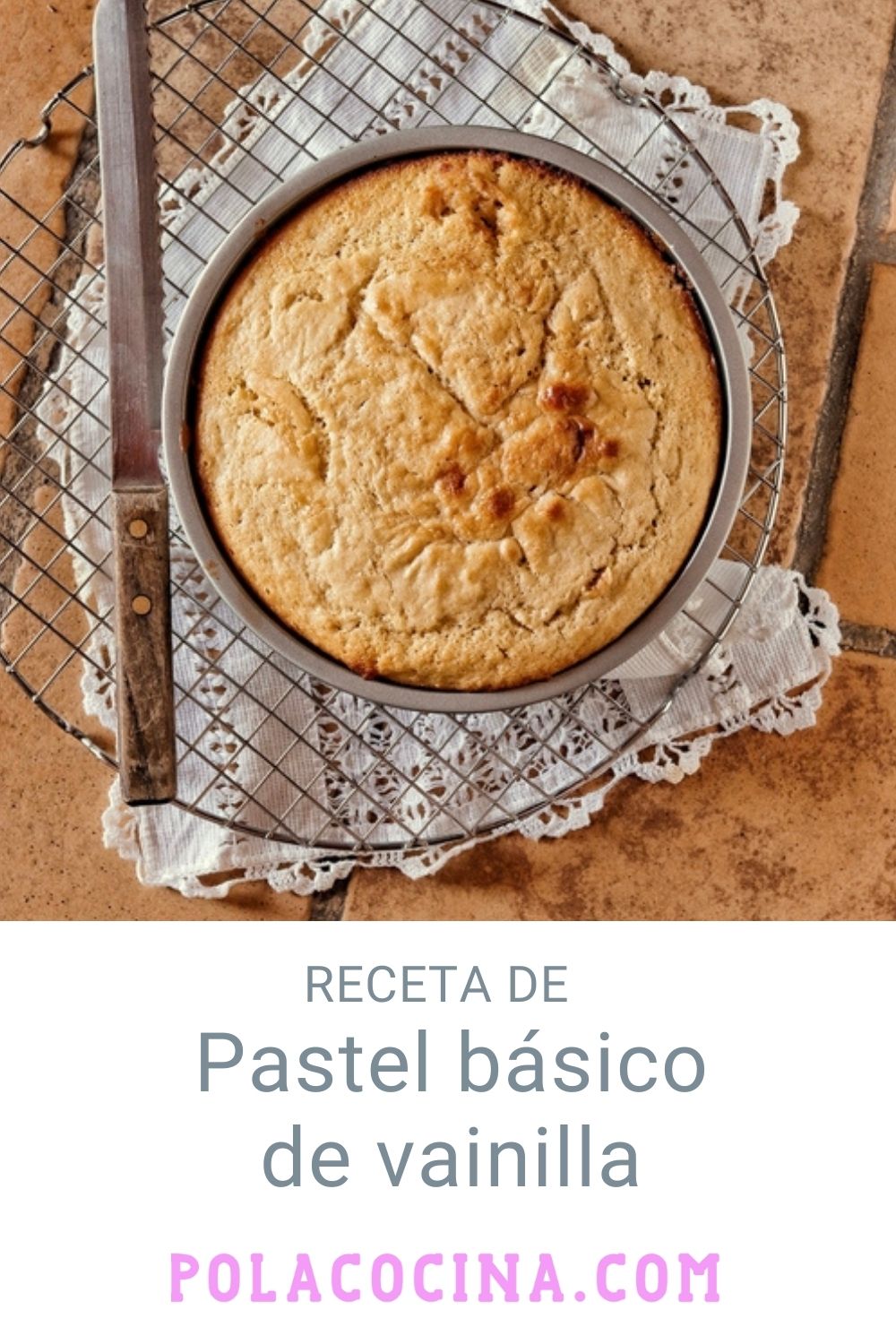 Pastel básico de vainilla receta fácil cómo hacer pasteles
