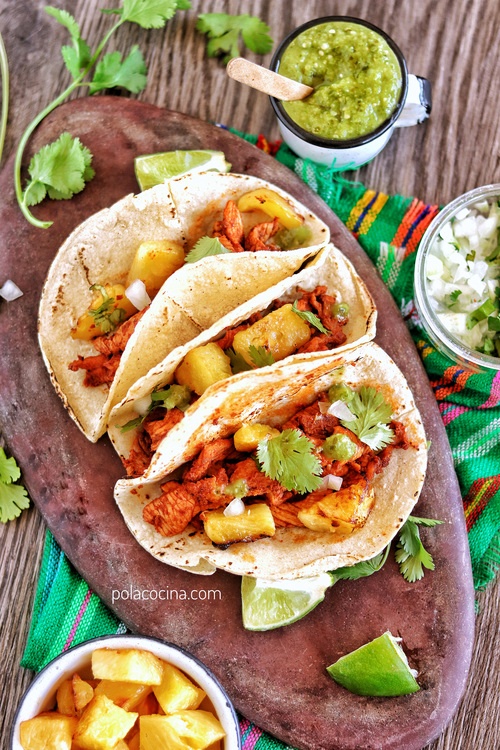 Tacos al pastor receta