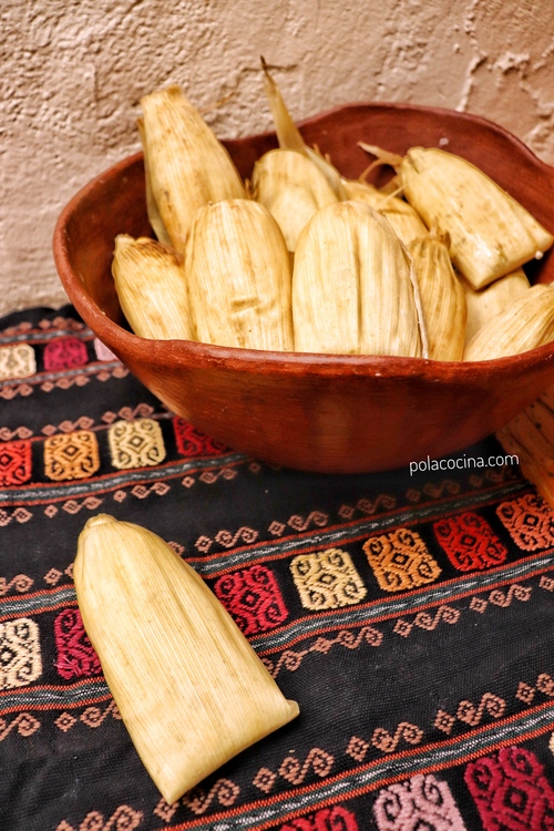 Tamales verdes de hoja de maíz receta mexicana paso a paso