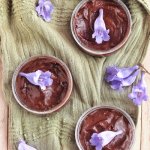 Mousse vegano de aguacate y chocolate receta
