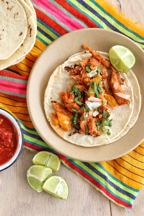 Cómo hacer tacos al pastor sin trompo