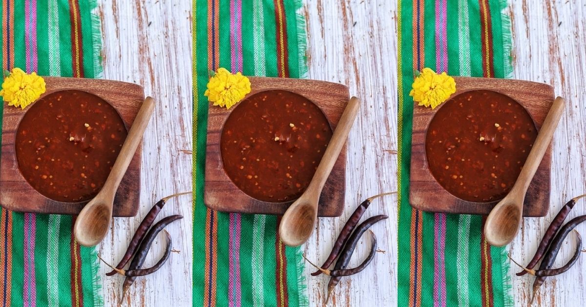 Salsa roja de chile de árbol para tacos receta mexicana