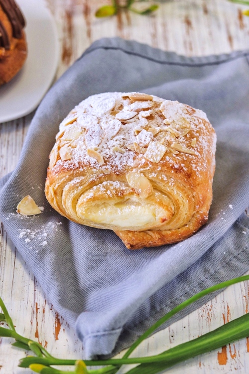 Daneses rellenos de queso crema recetas de pan francés