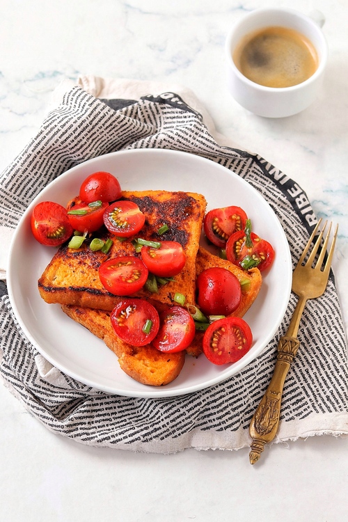 Pan francés salado con salsa de tomate video receta