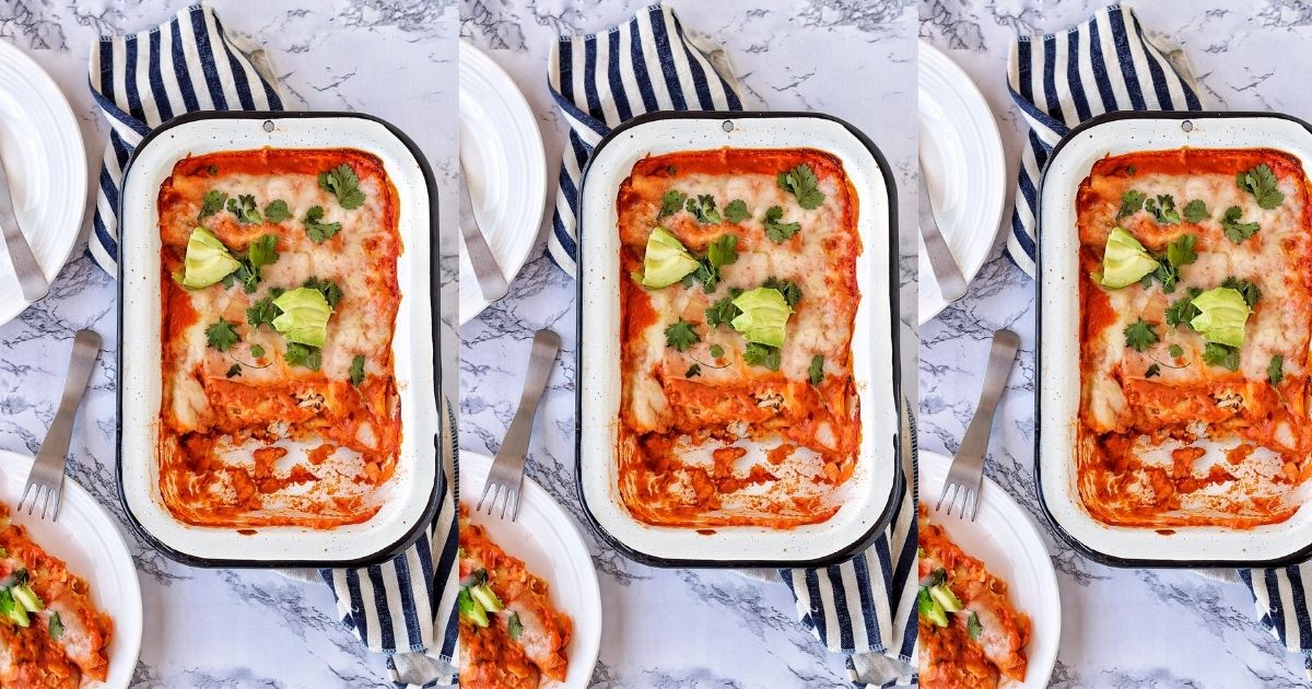 Enchiladas suizas rojas con queso receta e ingredientes