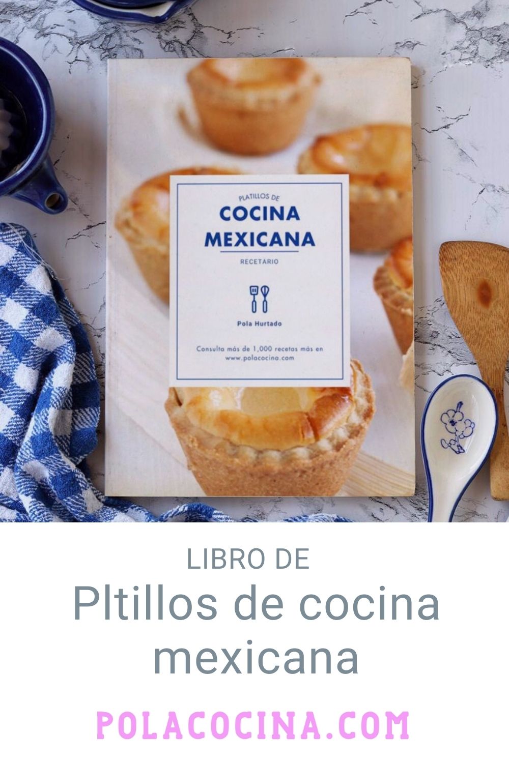 libro Platillos de cocina mexicana recetario de Pola Cocina