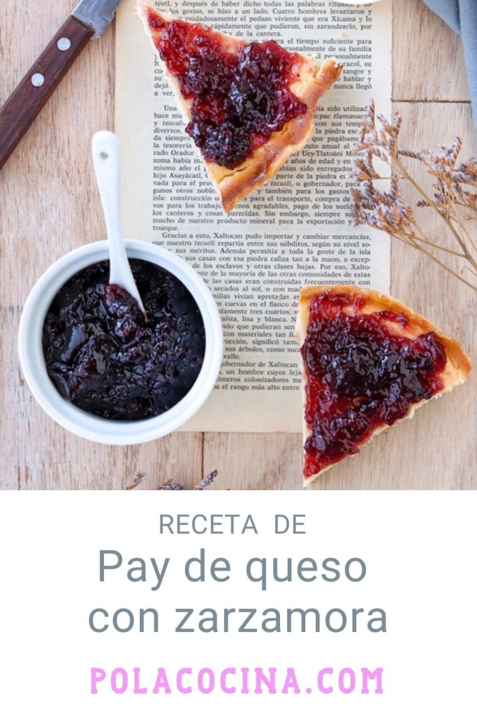 Pay De Queso Con Zarzamora