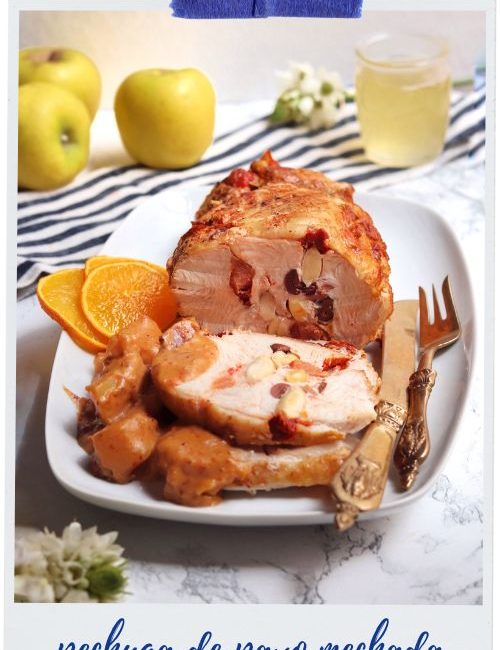 pechuga de pavo mechada